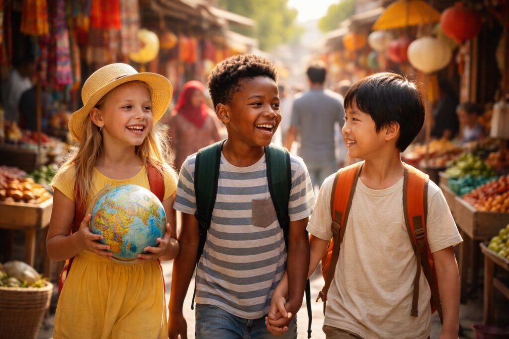 Comment les voyages façonnent l’empathie culturelle et la citoyenneté mondiale chez les enfants