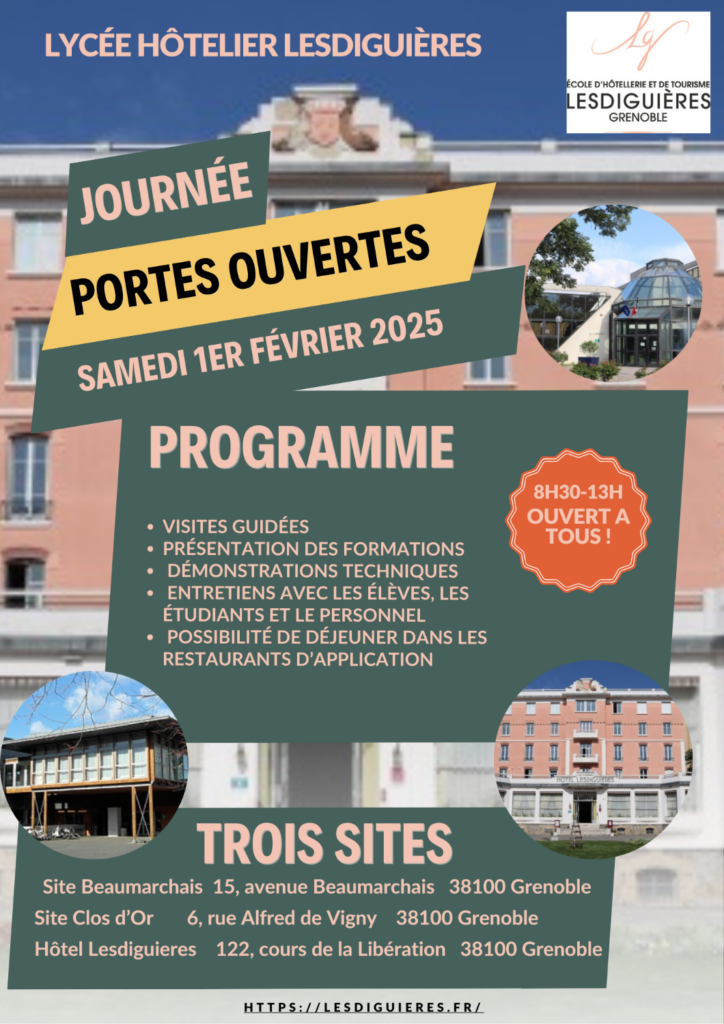 Lycée polyvalent hôtelier Lesdiguières : lycée public à Grenoble