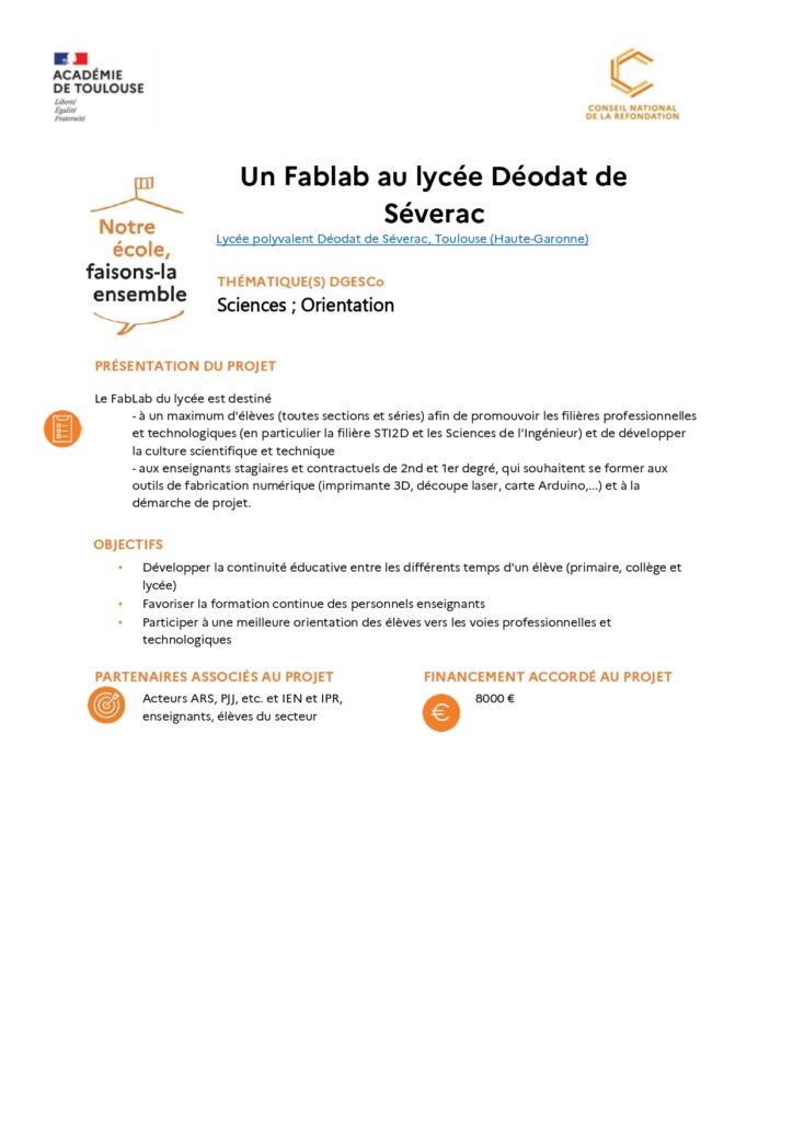 Lycée polyvalent Déodat de Séverac : lycée public à Toulouse