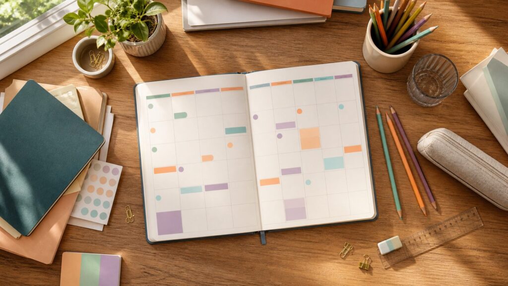 Agenda familial pour organiser les vacances scolaires 2026-2027