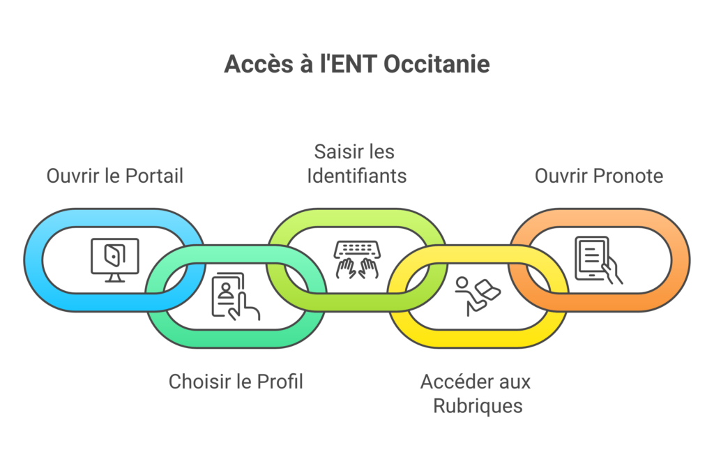 Étapes de connexion à l’ENT du lycée Théophile Gautier et à Pronote